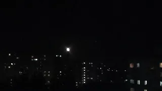 Удивительные светящиеся объекты в ночном небе. Луна, Марс, Венера!