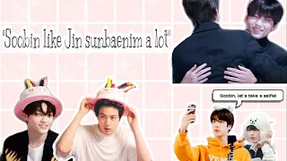 BTS Jin × TXT Soobin: the most successful fanboy ever | 방탄소년단 진 × 투모로우바이투게더 수빈