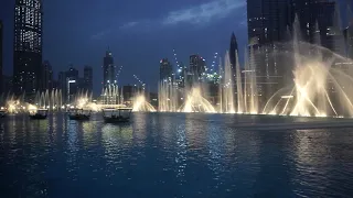 Dubai Burj Khalifa Fountain Show - Andrea Bocelli & Sarah Brightman - Time To Say Goodbye