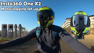 ये तो सबको खा जाएगा 😲👌 | Insta360 One X2 Motovlogging Setup & Motovlogging Sample Videos in Hindi