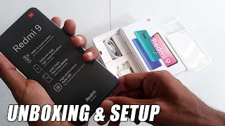 Redmi 9 Unboxing & Setup First Turn On Xiaomi Redmi 9