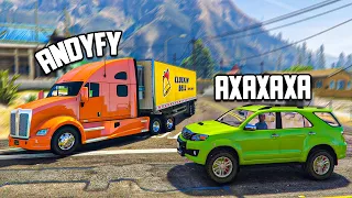 GTA 5 ГОРОДСКАЯ МАСКИРОВКА - ANDYFY ДУМАЛ ЧТО ВСЕХ ОБХИТРИЛ И СПАЛИЛСЯ! РП ЕЗДА ПО ГОРОДУ С ПДД!