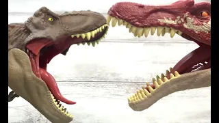 マテル ジュラシック・ワールド T-レックスvsスピノサウルス