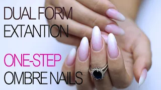 How to: Quick & Easy Ombre Nails | Dual Form PolyGel Nail Extensions