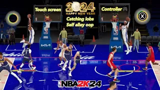 NBA 2K24 Mobile Arcade Edition Lob Alley Oop Tutorial