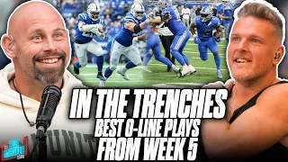 THE BEST Offensive Line Plays From NFL's Week 5 Games | In The Trenches