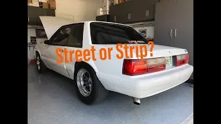 FOX BODY MUSTANG Street Or Strip Suspension?  Anti roll bar on street??