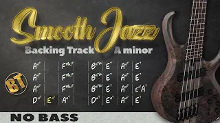 A minor Smooth Jazz NO BASS Backing Track