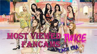 Top 3 TWICE Fancams each Era ('Like OOH-AHH' to 'Alcohol-Free' + 'The Feels')