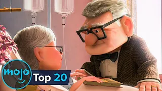 Top 20 SADDEST Cartoon Movie Moments Ever