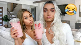 TRANSFORMING MY BOYFRIEND INTO ME FOR A DAY!