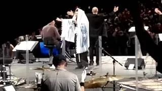 Jonathan Cahn Gives the Aaronic Blessing in Theater in the Round - The Rock, Anaheim, California