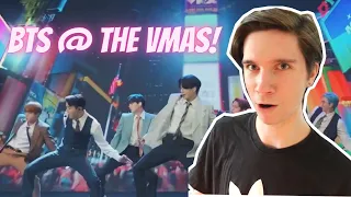 DANCER REACTS TO 'BTS Performs "Dynamite" | 2020 MTV VMAs!