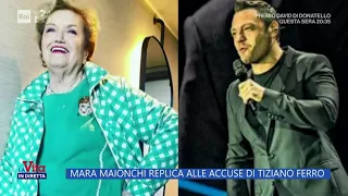 Mara Maionchi replica alle accuse di Tiziano Ferro - La Vita in diretta 03/05/2024