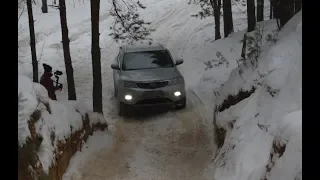 Новогодний выезд в Лыткаринский карьер Quattro-Москвич показывает класс