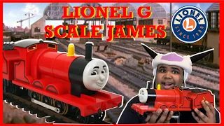 Lionel G Scale Thomas & Friends James Unboxing+review