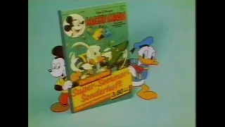 Disney's Mickey Mouse & Donald Duck Super Sommer Sonderheft Comic Books German Ad (1986)