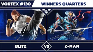 [Vortex #130] BLITZ (Hwoarang) vs Ohger | Z-Man (Yoshimitsu) - Winners Quarters - TEKKEN 8