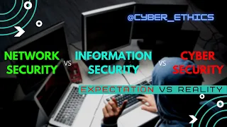 Cybersecurity vs Network security vs Information security || Cyber_Ethics