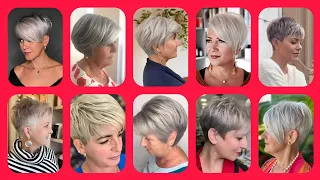 55 Modern Pixie Haircuts for Women Over 50 of 2024 | haircut mod and hairstyle