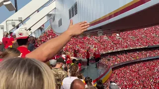 Chiefs vs. Browns Tomahawk Chop 9/12/21