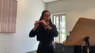 Paganini, Capriccio No.9 with piccolo flute