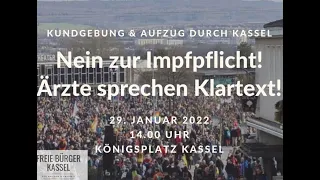 Nein zur Impfpflicht! Kassel, 29.01.2022