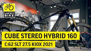 Cube Stereo Hybrid 160 C:62 SLT 625 27.5 Kiox Teaser | Hochleistungs-Enduro E-Bike