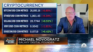 Crypto is lackadaisical right now, says Galaxy Digital CEO Michael Novogratz