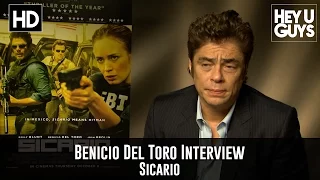 Exclusive: Benicio Del Toro Interview - Sicario