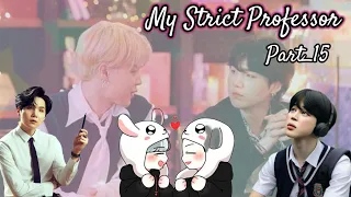 Yoonmin Eye contact..👀🙈 My Strict Professor..❤️ Part_15 💗Hindi dubbing💗 #yoonminlovestory #btsff