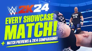 WWE 2K24: All 2K Showcase Matches Previewed! (2K14 Comparisons, Match History & More!)