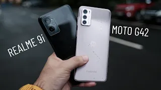 Moto G42 vs Realme 9i - AMOLED 60Hz or IPS LCD 90Hz ?