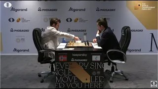 ZARYZYKOWAŁ! | MECZ o MISTRZOSTWO ŚWIATA - runda 2 | Carlsen - Nepo | szachy 2021