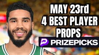 (13-5 RUN) NBA PRIZEPICKS PLAYOFFS | THURSDAY | 05/23/2024 | 4 BEST PLAYER PROPS TODAY