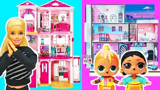 Oyuncak bebek evi düzenleme oyunu! Ümit L.O.L Sevcan Barbie'nin evini yerleştiriyor!