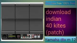How to download Indian kits in Yamaha dtx m 12