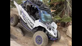 YXZ 1000 ss with CrawlBox and Honda  Talon doing a Black Diamond trail.￼ #crawlbox