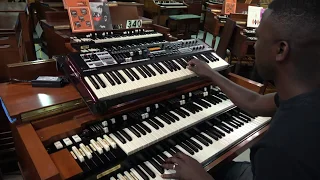 #423 | NEW Hammond Sk1 on vintage B-3 at Keyboard Exchange International!