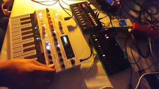 Roland AIRA Double Jam (J-6 + S-1 feat. MicroFreak and PO-33)