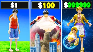 $1 to $1,000,000,000 Luffy in GTA 5 RP