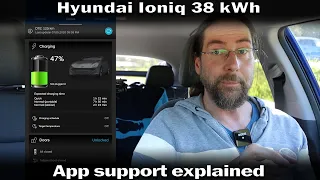 Hyundai Ioniq 38 kWh - App support explained