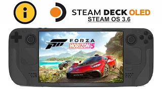 Forza Horizon 5 on Steam Deck OLED with Steam OS 3.6