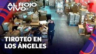 Persecución policial terminó en tiroteo en el centro de Los Ángeles