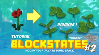 Random Plants & Foliage 3D Models in Minecraft - Blockstate Tutorial #2 - How to code .json files