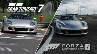 Gran Turismo 7 vs Forza Motorsport 7 Graphics Comparison Gameplay