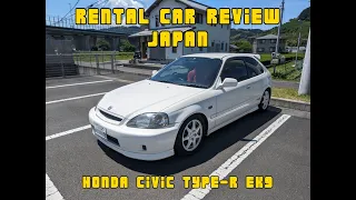 Quick review of my rental car in Japan, a Honda Civic Type R EK9.