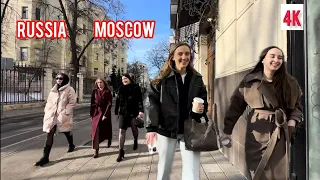 🔥 4k Moscow Walk In City Center - Russia Walking Tour 2024 - Virtual Tour 4K HDR 🔥