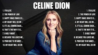 Celine Dion Top Of The Music Hits 2024   Most Popular Hits Playlist