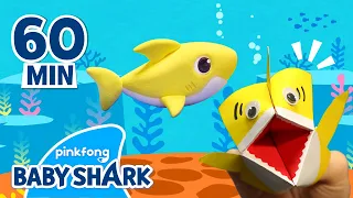 Clay Baby Shark and more | Arts & Crafts | +Compilation | Stay home with Baby Shark